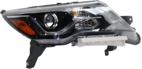 For 03-07 Murano Direct Bolt-on Headlight OE Replacement Smoked Lens Clear Side