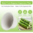 thumbnail image 2 of 2 oz Compostable Portion Cups,200 Pack Disposable Souffle Cups,Biodegradable Condiment Cups,Bagasse Fiber Sample Portion Cups,Sample Cups Tasting Cups for Jello Shot,Souffle,Condiment,Sauce (White), 2 of 7