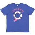 thumbnail image 3 of Inktastic Nautical Little Sister Youth T-Shirt, 3 of 5