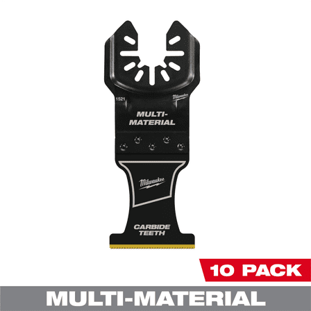 Milwaukee Tool MILWAUKEE® OPEN-LOK 1-3/8" Carbide Teeth Multi-Material Multi-Tool Blades 10PK