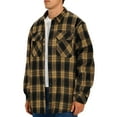 thumbnail image 4 of GENTS BLISS Flannel Shirts for Men Plaid Button Up Men Shirts Fleece Men Jacket Coat with Pocket, 4 of 14
