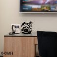 thumbnail image 2 of C-CRAFT Hummingbird Metal Modern Desk Clock 10 inch for Home Office Living Room Decor, 2 of 4