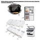 thumbnail image 5 of Molde De Silicona Para Hielo, Molde Reutilizable Para Paletas De 4 Cavidades Para Diy, Helado, Postre, Chocolate Speravity  HA035350-00, 5 of 6