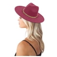 thumbnail image 4 of XINSHIDE Hat Fashionable Fedoras Men Wide For Women Dress Baseball Caps Fashion Hat, 4 of 9