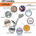 thumbnail image 2 of Powerful Handheld Shower Head with Strong Spray for Low Water Pressure Systems, 2 of 5