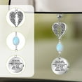 thumbnail image 4 of Pendant Chains Angel Car Charm Rearview Mirror, Rearview Mirror Accessories, Car Bible Decoration, Rearview Mirror Charm Accessories New Driver Gifts, 4 of 5