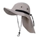 thumbnail image 2 of Sombrero para El Solapa para El Cuello, Sombrero de Pesca para Exteriores, Playa, , Sombrero con Visera para Mochilero, Jardinería, E Caqui, 2 of 8