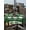Green White, variant on St. Patrick's Day Outdoor Tablecloth - 54 Inch Round Dining Table Cover, Lucky Shamrock Gnomes Gold Coin Spring Green Waterproof Outdoor Table Cloth with Umbrella Hole & Zipper for Picnic/Patio/Party