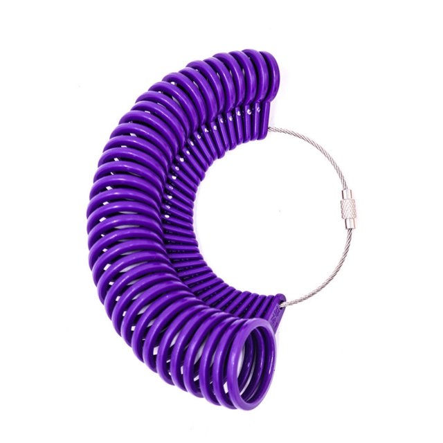 Medidor de anillos de plástico Scienceny tamaño de EE. UU. Tipo 5