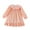 Orange, variant on KYAIGUO Kids Toddler Girls Dresses Baby Long Sleeved Ruffled Dresses Crewneck Pullover Dress Comfortable Soft Ruffled Newborn Spring Fall Dress ,Size 9M-6T