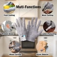 thumbnail image 2 of Safety Kitchen Cut Gloves, High Performance Material & Ambidextrous Design, Flexible Operation for Cooking & Woodcarving, Easy Maintenance & Lightweight for Professional & Home Use, 2 of 5