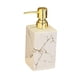 thumbnail image 4 of Dispensador de jabón de cerámica para baño, contenedor de líquido de 500 ml, elegante, vacío, para manos y líquidos. Blanco, 4 of 9