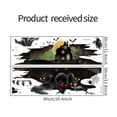 thumbnail image 4 of Halloween Atmosphere Sticker Decorative Wall Sticker (broken Wall Castle Crow Monster House 30*90cm 2 Pieces), 4 of 5
