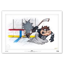 Tasmanian Devil Los Angeles Kings 14" x 20" Looney Tunes Fine Art Print - Limited Edition