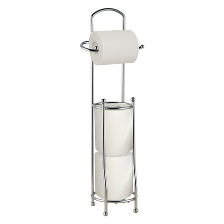Old Silver Tissue Holder - Home Basics Satin Nickel Bath Tissue Organizer