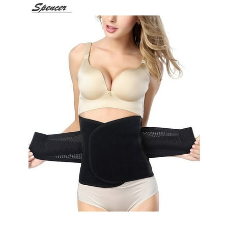 Spencer Women's Waist Trainer Belt, Waist Cincher Trimmer Slimming Body Shaper Belt Compression Band for Weight Loss 