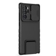 thumbnail image 3 of Case for Samsung Galaxy Note 20 Ultra 6.9 inch, Luxury Slide Lens Cover Shockproof Drop Protection Kickstand Holder Ultra Slim Lightweight Phone Case Cover for Samsung Galaxy Note 20 Ultra,Black, 3 of 12