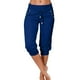thumbnail image 1 of Pantalones cortos de cintura alta con cordón - Bolsillos con botones - Prenda cómoda y elegante - Perfectos para las salidas de primavera-verano, 1 of 6