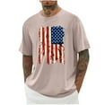 thumbnail image 1 of Chemises pour Hommes, Blouses à Manches Courtes et Col Rond Imprimé pour Hommes, Mode Décontractée, 1 of 3