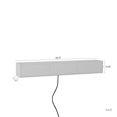 thumbnail image 6 of CQSXDA TV Stand With Led Lights And Power Outlet Fluted Design Wall Mounted Shelf For Living Room Entertainment Area, 6 of 7