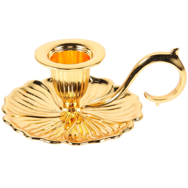 SHISUYAN Candle Holder Metal Candlestick Holder Pillar Candle Stand Decorative Table Centerpiece