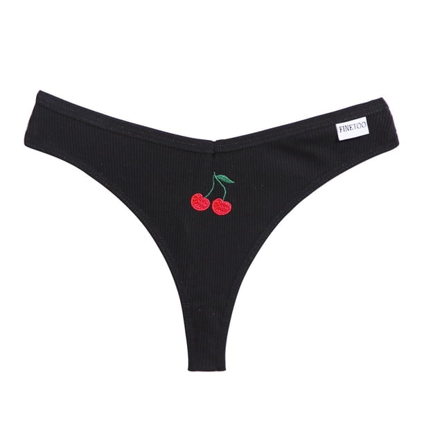 M-XL Women's Cotton Thong Female Underpant Letter Waist Underwear For Ladies Sexy G-string Comfort Brief Woman Lingeriepangjing