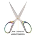 thumbnail image 5 of Uxcell 6" Stainless Steel Vintage Mini Scissors for Embroidery Cross Stitch Sewing Rainbow, 5 of 6