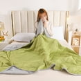 thumbnail image 3 of Cooling Comforter King Size, Summer Comforter for All Season Lightweight Comforter for Hot Sleepers and Night Sweats, Thin Machine Washable Comforter (43.3"x59", Yellow), 3 of 6