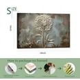 thumbnail image 2 of Retro White Dandelion Art Prints Poster Wrapped Wooden Frame Wall Decor,,Canvas Wall Art for Living Room,Bedroom,Office,Ready to Hang, 2 of 5