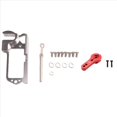 thumbnail image 4 of 6X Dispositivo de Interruptor Servo Parabólico Dispositivo de Lanzamiento Vehículo Aéreo Dispensador Tarot Con Brazo Servo de 25 T para Control Remoto Coche RC ES3001, Plata + Rojo, 4 of 5