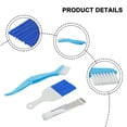 thumbnail image 4 of 3Pcs/Set Air Conditioner Condenser Radiator Fin Straighten Comb Cleaning Brush, 4 of 9