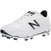 New Balance Mens 3000 V5 Molded Baseball Shoe 12.5 Wide Synthetic White