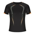 thumbnail image 4 of Taqqpue Men's Workout Shirts Slim Fit Athletic Bodybuilding T-Shirts Short Sleeve Comfort Quick Dry Crew Neck Gym Training Running Fitness Tee Top, 4 of 6