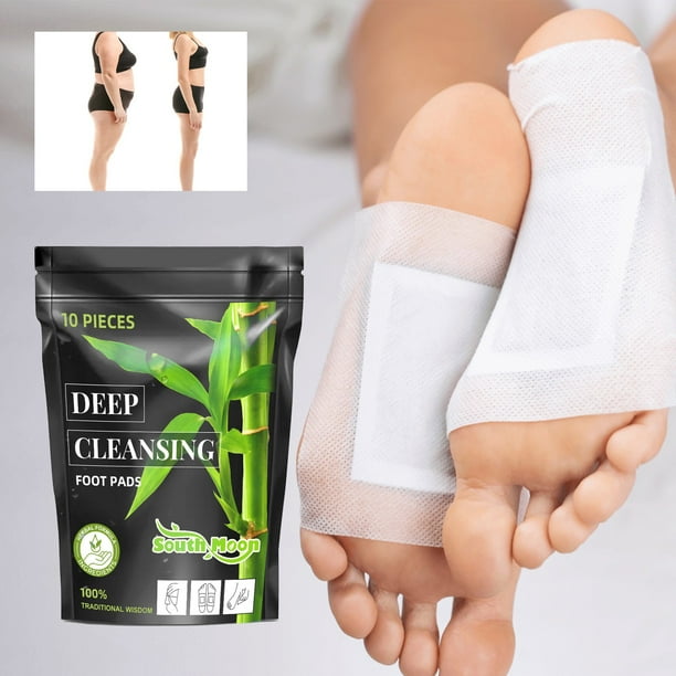 Clean Foot Pads (10 PCS) Deep Cleansing Foot Pads Natural Ingredients, Natural Vinegar And Powder Foot Pad.