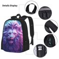 thumbnail image 3 of Balery Cool Lion Head Mochila Escolar 3 en 1 para Niños - Mochila Resistente con Lonchera Térmica y Estuche - Mochila Escolar para Niños y Niñas, 3 of 7