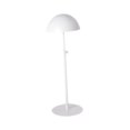 thumbnail image 2 of Soporte de sombrero Altura ajustable estable estable de hierro resistente portavoces retráctil soporte de peluca para salón centros comerciales de base blanca, 2 of 8