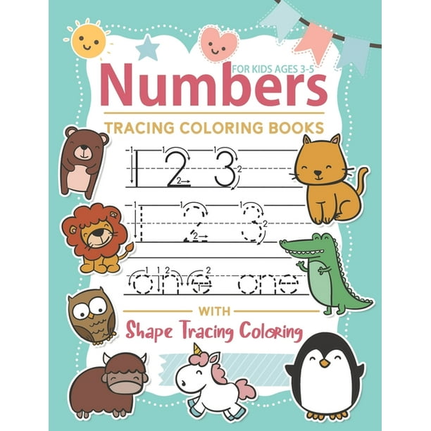 Letter Tracing Books for Toddlers Tracing Numbers Books for Kids Ages 35 Toddler coloring