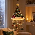 thumbnail image 6 of Clearance! Lighted Green Christmas Tree Hanging Chandelier Decoration with LED Lights, 19.68", 6 of 7