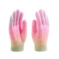 thumbnail image 2 of TKKCS Kids Gradient Knit Gloves Soft Stretchy Full Fingers Warm Elastic Ribbed Cuff Winter Gloves for Boys Girls Multicolor 3-8Years, 2 of 7