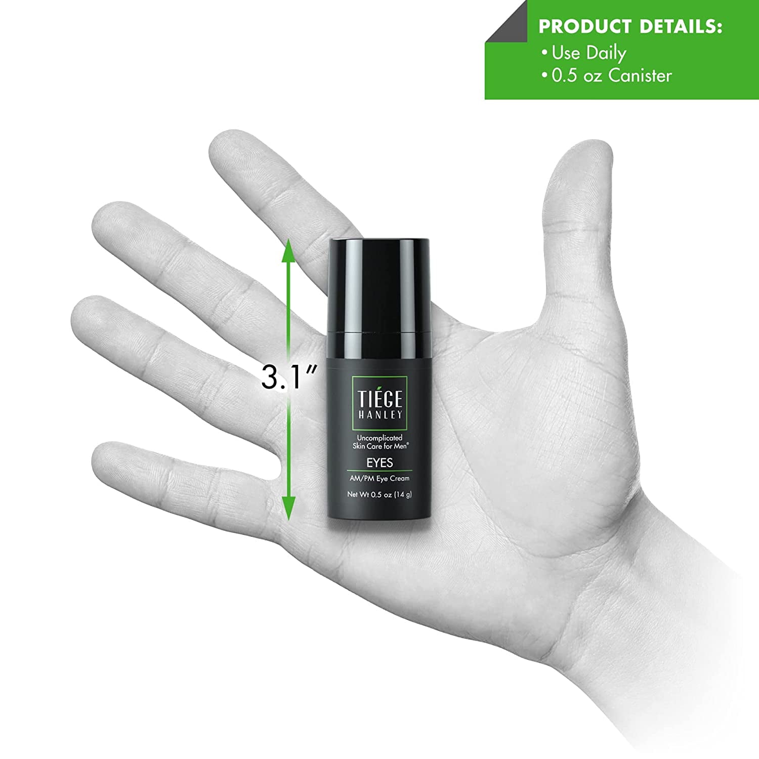 Tiege Hanley Eye Cream for Men, 0.5 fl oz.