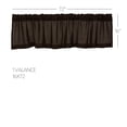 thumbnail image 2 of VHC Brands Burlap Chocolate, Cotton, 16x72, Valance, Brown, 2 of 5