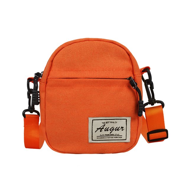 Bolso de mujer moda lona Patchwork bandolera Casual Mini bolsos naranja