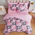 thumbnail image 3 of Juego de sábanas Bed in a Bag UOZZI BEDDING con forma de flor, tamaño king, 3 of 9
