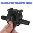 thumbnail image 4 of JIAHAOO Drill Powered Water Pump Portable Self Priming 1 4 Hex 16mm Inlet Outlet for Draining Transferring Liquids No Power, 4 of 10