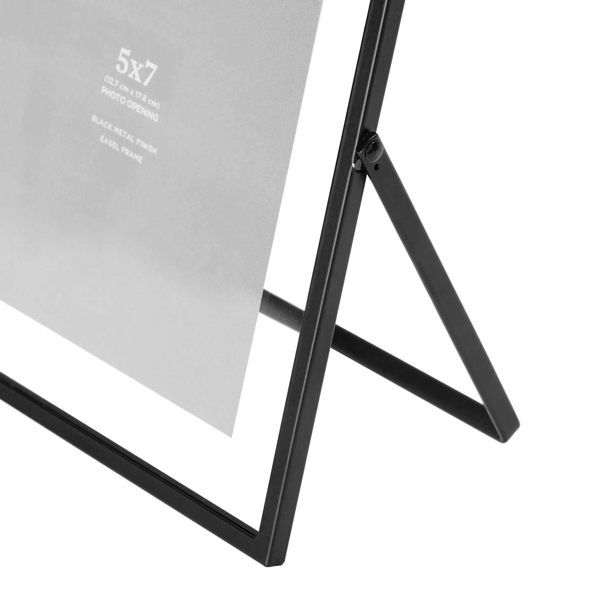 Better Homes & Gardens – 5x7 Picture Frame – Black Float Tabletop Photo Frame