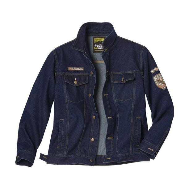 Atlas For Men - Chaqueta Vaquera Classic para Hombre (Azul)