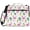 Flamingo and Pineapple Pattern, variant on Zipper Binder with Shoulder Strap 2 inch 3 Ring Waterproof File Folder Organizer Bag 500 Sheet Flamingo and Pineapple Pattern