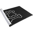 thumbnail image 4 of Softlife Chenille Dog Doormats Indoor Entrance,Pet Indoor Door Mats Washable for Mud Entry Indoor Doormat With Dog Paws Prints,24"x36",Black, 4 of 7
