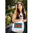 thumbnail image 2 of Portland, Oregon, Rose, Letterpress, Contour (100% Cotton Canvas Reusable Tote Bag), 2 of 3