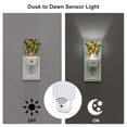 thumbnail image 3 of Sikiie Retro Warm Lemon Flower Led Night Light, Warm White,Cool White Lights for Bathroom,Hallway,Bedroom, Kids Room-UK, 3 of 7